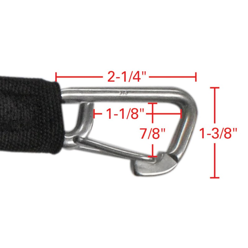 Extreme Max 3006.2777 BoatTector High-Strength Line Snubber & Storage Bungee,