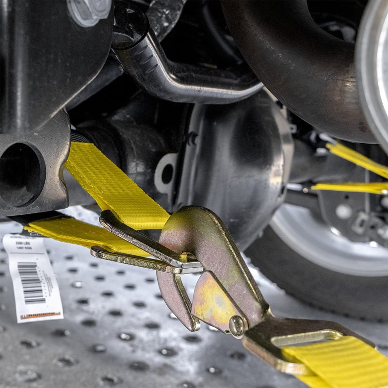 VULCAN Car Tie Down with Twisted Snap Hooks - 2