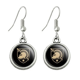 United States Military Academy Primary Logo Novelty Dangling Drop Charm Earrings