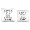 Created Chosen Called Daughter of King Bible Verse Christian Throw