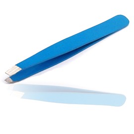Precise Canada Sky Blue Slant Tweezers | Stainless Steel Slant Tip Tweezer - The Best Precision Eyebrow Tweezers For Your Daily Beauty Routine!