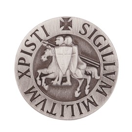 GuDeKe Knights Templar Seal Crusaders Solomons Temple Lapel Pin