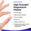 Magnesium Supplements 1000mg - Pure Magnesium Malate Capsules - Bones