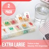 Weekly Pill Box - Large - Pack of 2
