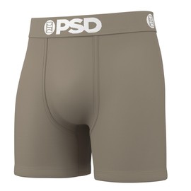 PSD Underwear Mens Boxer Briefs - Earth Tones Cotton 3 Pack, 5 Inch Inseam, Moisture-Wicking, Stretch Briefs for Men Pack