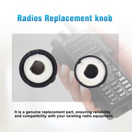 3Packs Volume Control Knob and Channel Selector Knob Compatible for Motorola XPR7550 XPR7550E XPR7580 XPR7580E Xir XPR7350 XPR7380E P8600I P8668I P8608 DGP8050 DGP8550E Radios Replacement knob