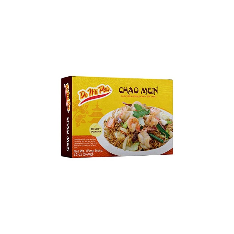 De Mi Pais Chow Mein Noodles with Soy Sauce 12oz