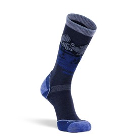 FOX RIVER Matterhorn Crew Sock | Hiking Sock | Breathable | Moisture Wicking | Ideal for Walking and All Day Use | Navy | Medium