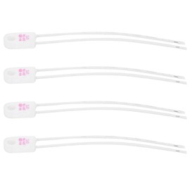 250V 15A Ceramic Thermal Fuse, Shutdown at 125°C, 4 Piece Circuit Protection with ABS Alloy Wire Ceramic Materials for Temperature Control
