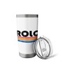Rolo, Italy Retro 70s 80s Style Stainless Steel Insulated Tumbler