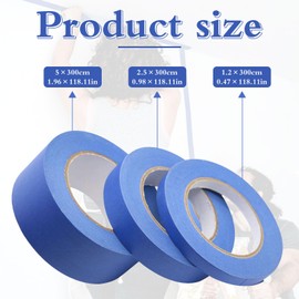 CZAYEFNH High Quality Masking Tape for Painting - 'Masking Pro' in Action Kit - Easy Masking for Renovations and Painting Supplies