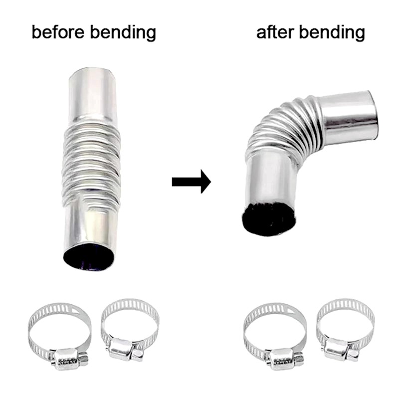 24mm Car Heater Exhaust Pipe Tube Elbow Connector For Webasto