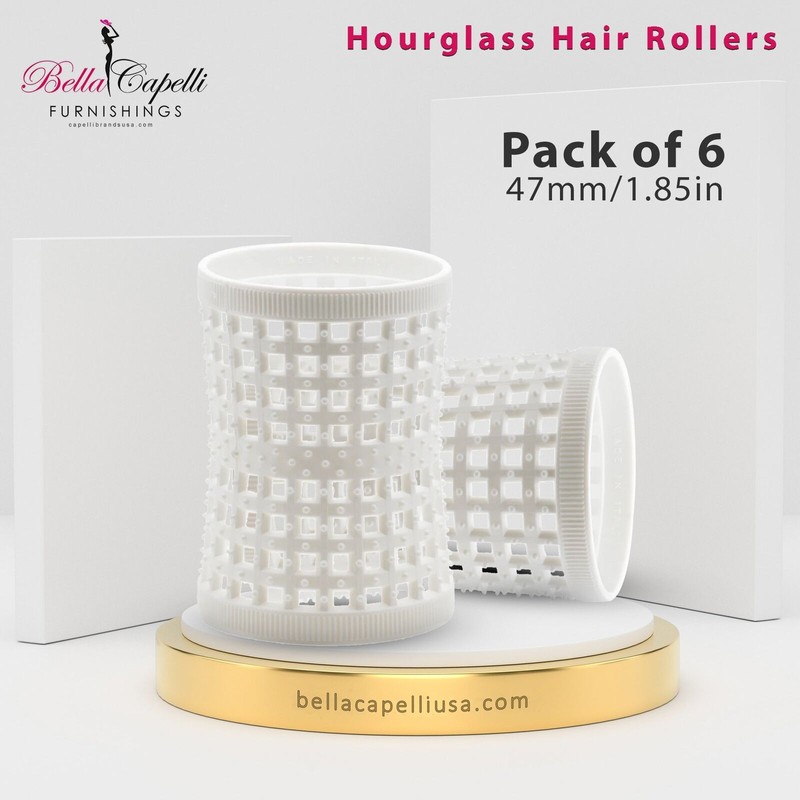 BellaCapelliUSA.com Hourglass All Hair Types Unisex Rollers- Aqua HGR 32mm/1.26in