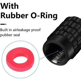 4Pcs Car Tire Valve Stem Caps, Tires Air Caps Cover Corrosion Resistant Tire Valve Cap Accessory for Mazda CX-3 CX-5 RX-7/RX-8 MX-5 All ModelsWheel Cap MZD_Black