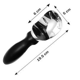 Saebye Ice Cream Scoop, Ice Cream Scoop with Comfortable Non-Slip Handle, High Performance Ice Ball Scoop for Ice Balls, Ice Cream, Dough, Melon, Robust, Dishwasher Safe