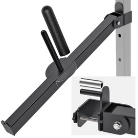 Kipika Power Rack Attachment for 5/8" & 1" Holes - Heavy Duty Home Gym Equipment for 2x2 or 3x3 Squat Rack, Adjustable and Easy to Install (For 2x2 Rack with 5/8" or 1" Hole + 1"&2" Plates)