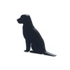 Balvi Door stopper Canine Black colour The little canine that