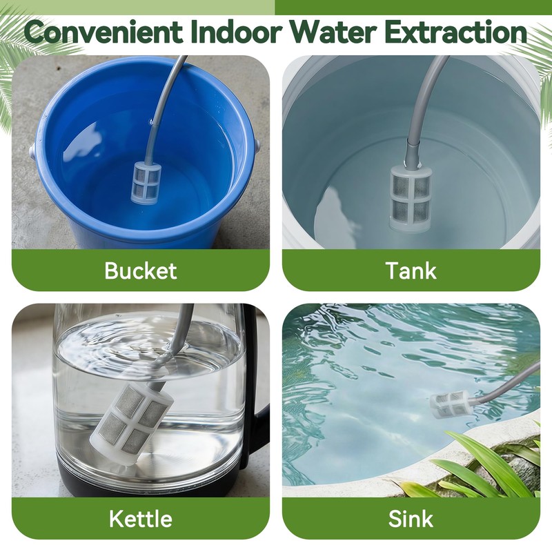 High Reach Electric Plant Waterer for Indoor Hanging Plants,Telescoping Indoor
