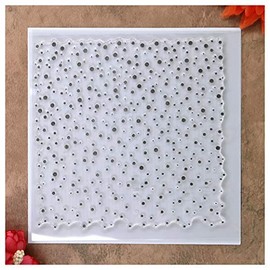 Kwan Crafts Christmas Snowfall Background Clear Stamps for Card Making Decoration and DIY Scrapbooking