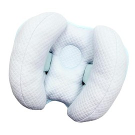 Esquirla Almohada para la Cabeza del Asiento del niño, Asiento Seguro para bebé, reposacabezas Desmontable para bebé de 1 a 2 años, Cochecito cómodo, Almohada, Bebe Azul