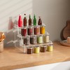 Meteou Acrylic Risers Display Stands, 12'' Perfume Organizer, Clear Riser