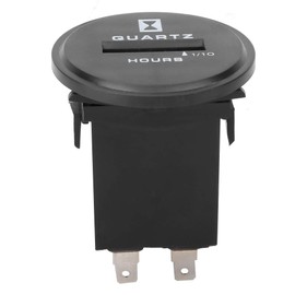 Hour Meter，0~99999.9 Hours Industrial Hour Meter，DC10~60V AC100~ Hour Meter Gauge，Waterproof Dustproof Sealed Hour Meter for Engineering Vehicle Generator