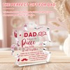 Dad Gifts from Kids - Acrylic Plaque Desk Decor for