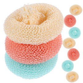 GLEAVI 10pcs Kitchen Dish Scrubbers Non Scratch Scrub Pads Pot Scrubbers for Dishes