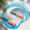 2 Pack Inflatable Pool Wammock, 4-in-1 Multi-Purpose Water Pool Float,