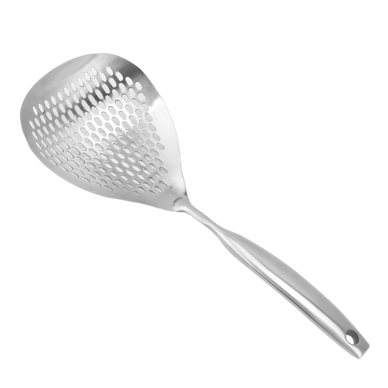 Kitchen Strainer Spoon Stainless Steel Straining Spoon Ladle Spider Strainer