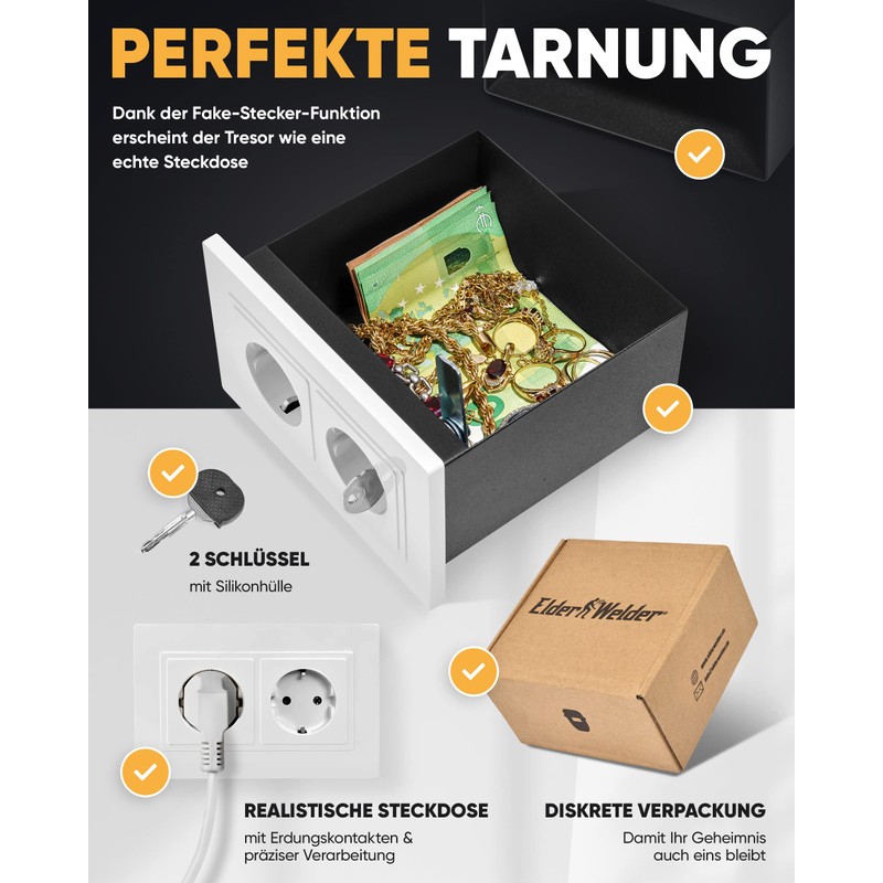 Elder Welder® Sockets Safe Safe Hiding | Now with Fake