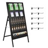 Eastern Tree Metal Pegboard Display Stand with 10 Hooks, Pegboard