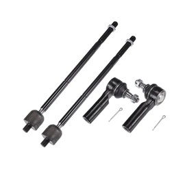 REPAIROCK 4pcs Front Inner Outer Tie Rod Ends Kit Suspension Steering Tie Rod End for Ford Escape 2009-2012 for Mazda Tribute 2010-2011 Drag Link Auto Replacement Parts
