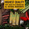 Tillamook Country Smoker 100% Grass Fed Beef Sticks, Zero Sugar,