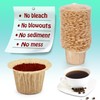 Irmidi Disposable Coffee Filters, 100 Count Natural Paper Filters Compatible