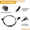 Partuto ABS Wheel Speed Sensor No.8U9Z2C191A Rear Left ABS Sensor
