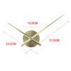 Timelike, 3D Clock Hands Large Wall Clock Hands Needle Shape