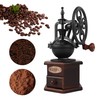 Coffee Grinder,Wooden Coffee Bean Grinder Manual Coffee Grinder Roller, Antique