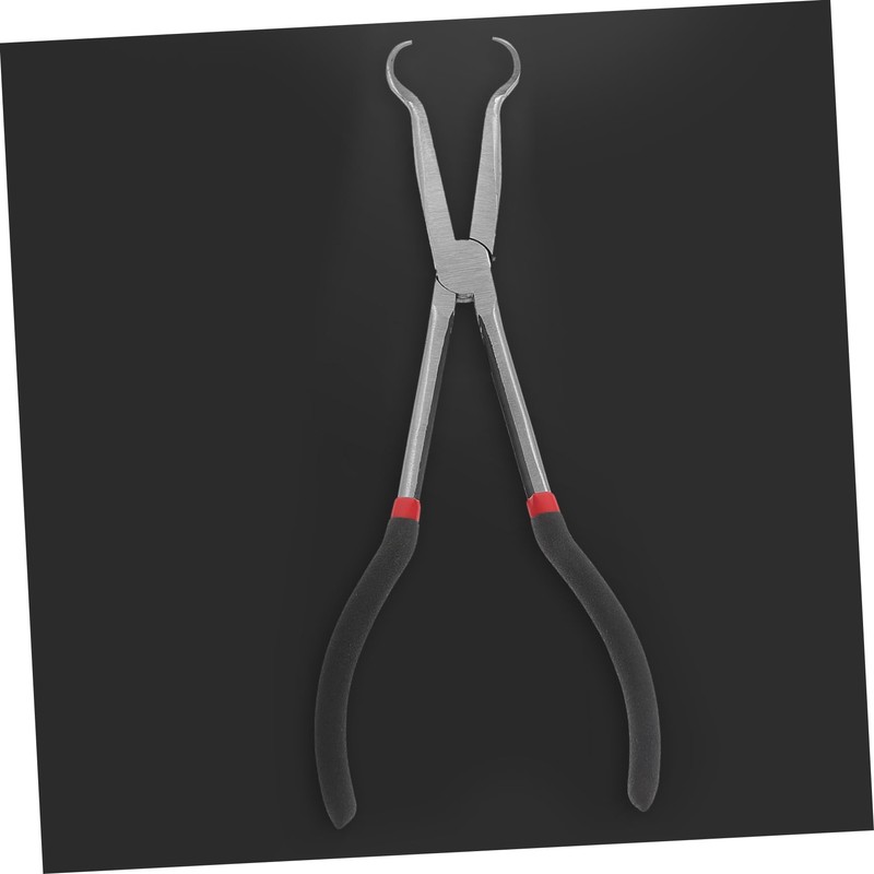 LIFKOME Extended Round Nose Pliers Crimping Clamp for Auto Repair