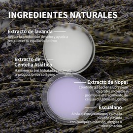 Chillab Polvo Compacto Lavanda (Morado), Matificante 10g  Defensor Anti-Brillo, Difuminador de Poros, Sin Residuo Blanco, Testado Dermatológicamente, 