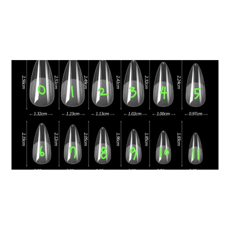 Pink Ballet Core Nail Tips - Please write in your