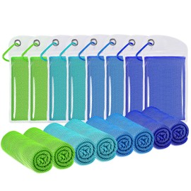 Cooling Towels for Neck and Face, Ice Towel for Hot Weather, Soft Breathable Instant Towel, Cool Rags for Yoga, Golf, Sport, Gym, Workout, Camping, Fitness, Outdoor