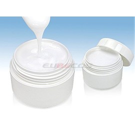 EuBeCos Gel Platinum Xtreme White French Nails - 30 ml - UV Gel with Best Coverage Made in Germany