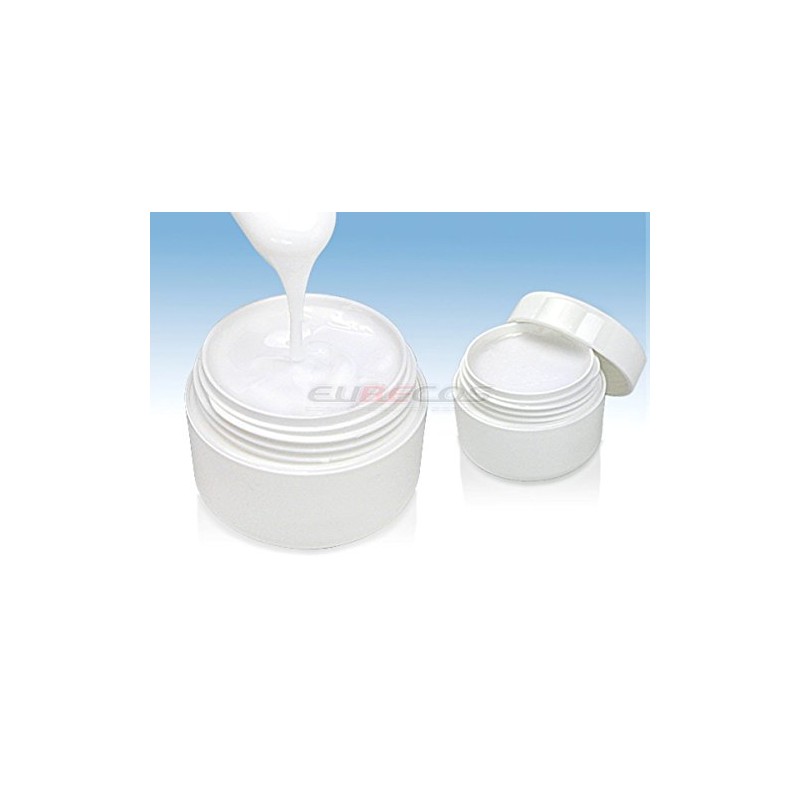 EuBeCos Gel Platinum Xtreme White French Nails - 30 ml
