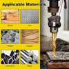 HSEAMALL 13pcs Combination Drill Tap Bit Set, Screw Tapping Threading