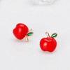 Teacher Small Stud Earrings for Women Gold Plated Funny Cute
