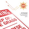 Warning Keep Off The Grass Bilingual Sign, 10x14 Inches, 55