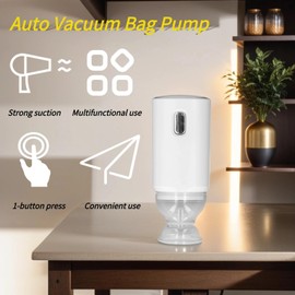 EIMSOAH Vacuum Storage Bag Pump, Auto Handheld Vacuum Storage Bag Pump, USB Rechargeable Electric Air Pump, for 3D Printing, Air Mattress