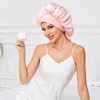 BE BIGEDDIE Large Silk Satin Bonnet – Double Layer Sleep