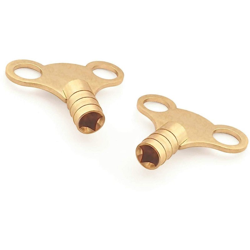 A1SONIC® Brass Radiator Bleed Key - Radiator Bleed Valve Key